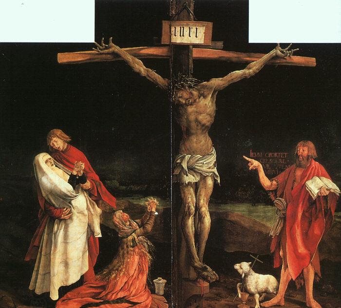  Matthias  Grunewald Crucifixion oil painting picture